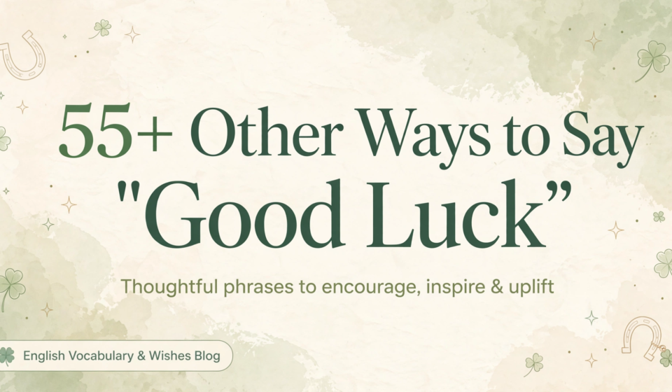 Good Luck”