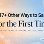 For the First Time